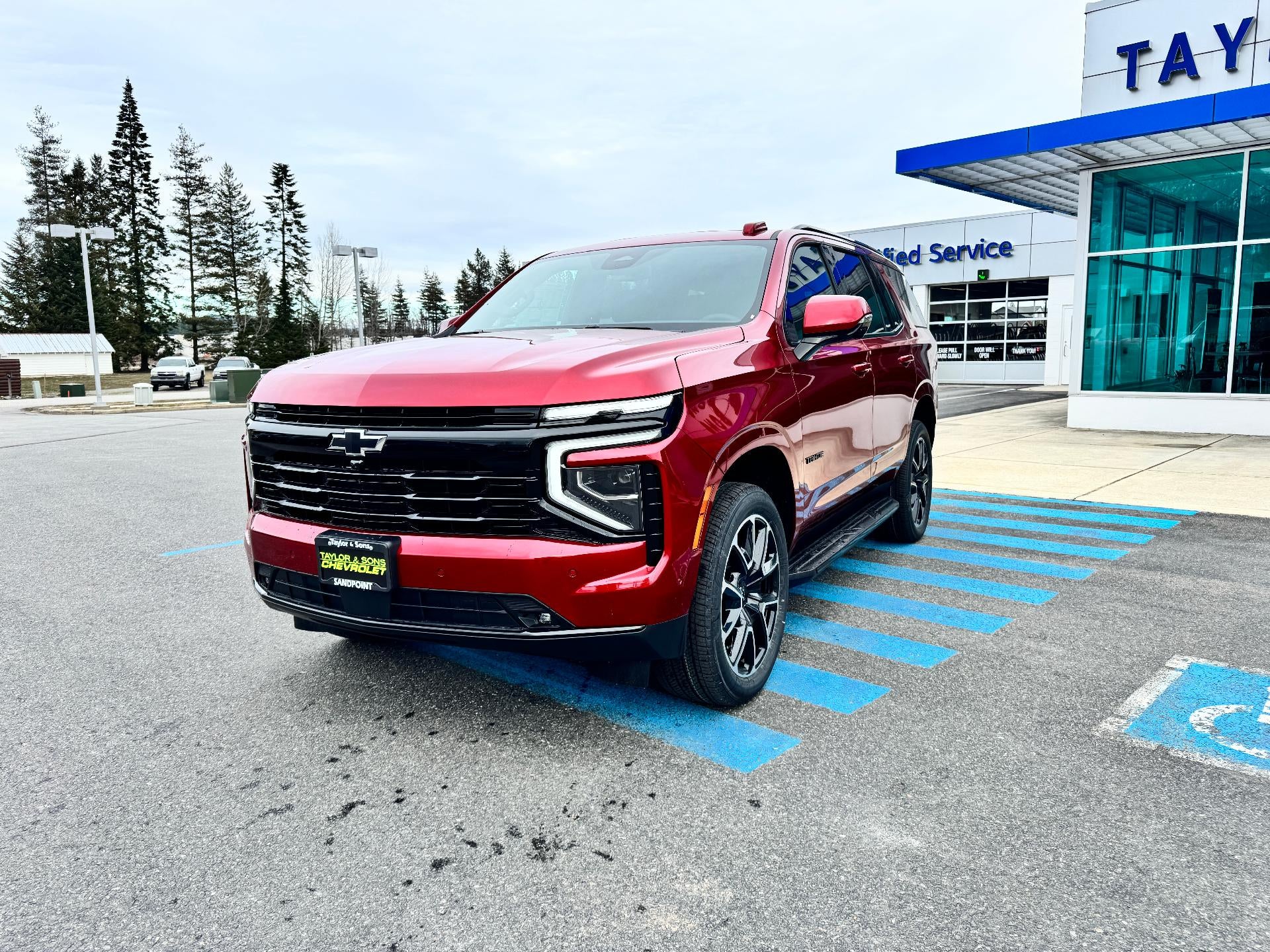 2026 Chevrolet Tahoe — rear three-quarter view